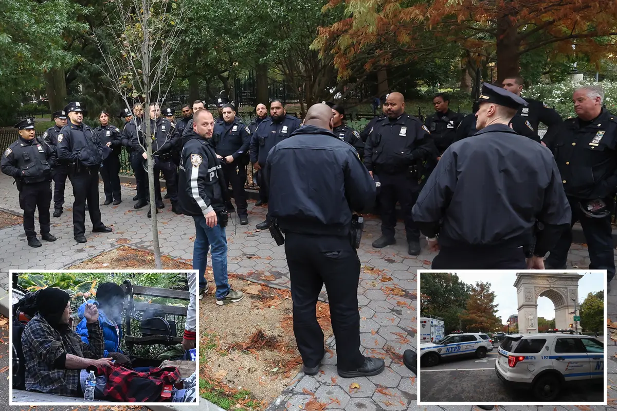 Police increase presence in Washington Square Park around the clock to eliminate drug users and dealers permanently