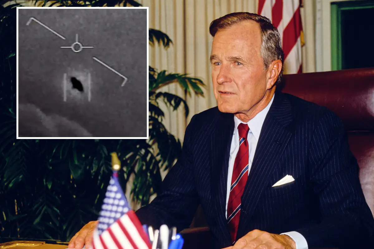 President George HW Bush was aware of the 1964 alien interaction with humans in New Mexico, according to a documentary.