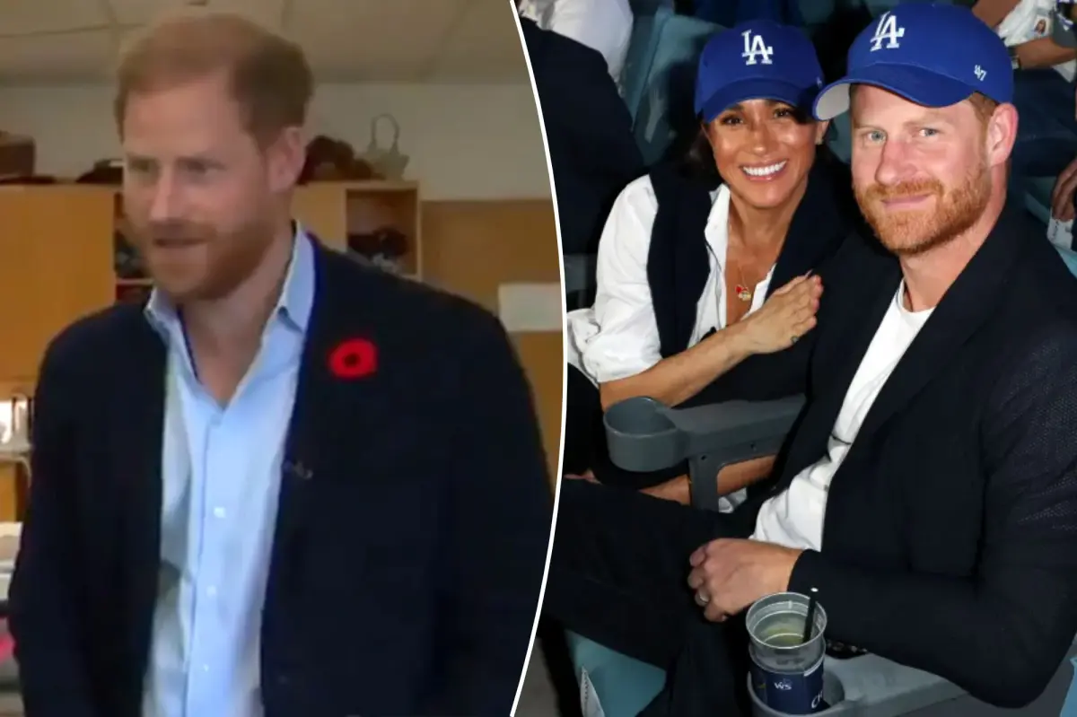 Prince Harry says he felt pressured during the Dodgers hat issue