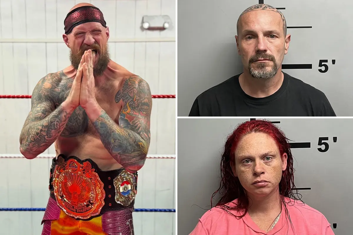 Pro wrestler's former spouse and her new partner accused of killing him three days after their divorce was completed
