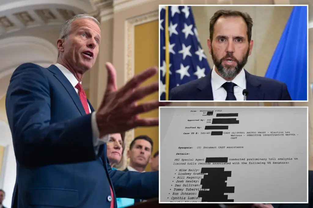 Proposal to resolve government shutdown would allow senators investigated by Jack Smith to request up to $500K