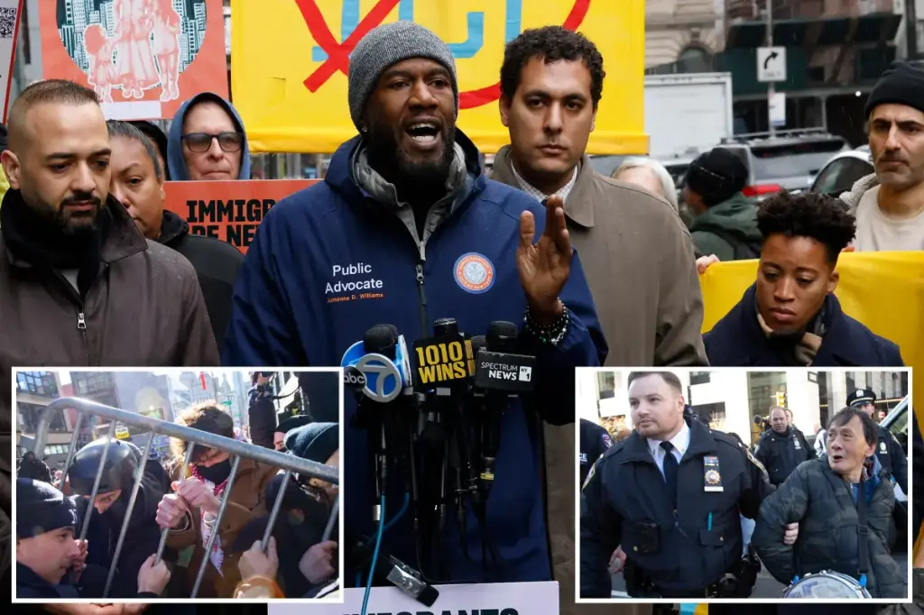 Protesters against ICE remain determined following violent encounter with NYPD.