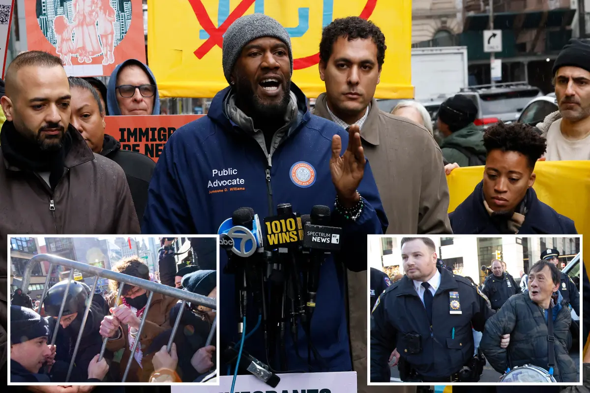 Protesters against ICE remain determined following violent encounter with NYPD.