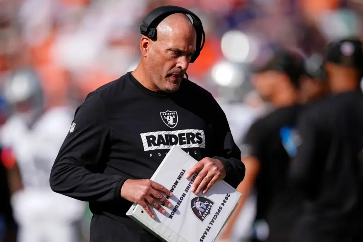 Raiders dismiss special teams coordinator Tom McMahon
