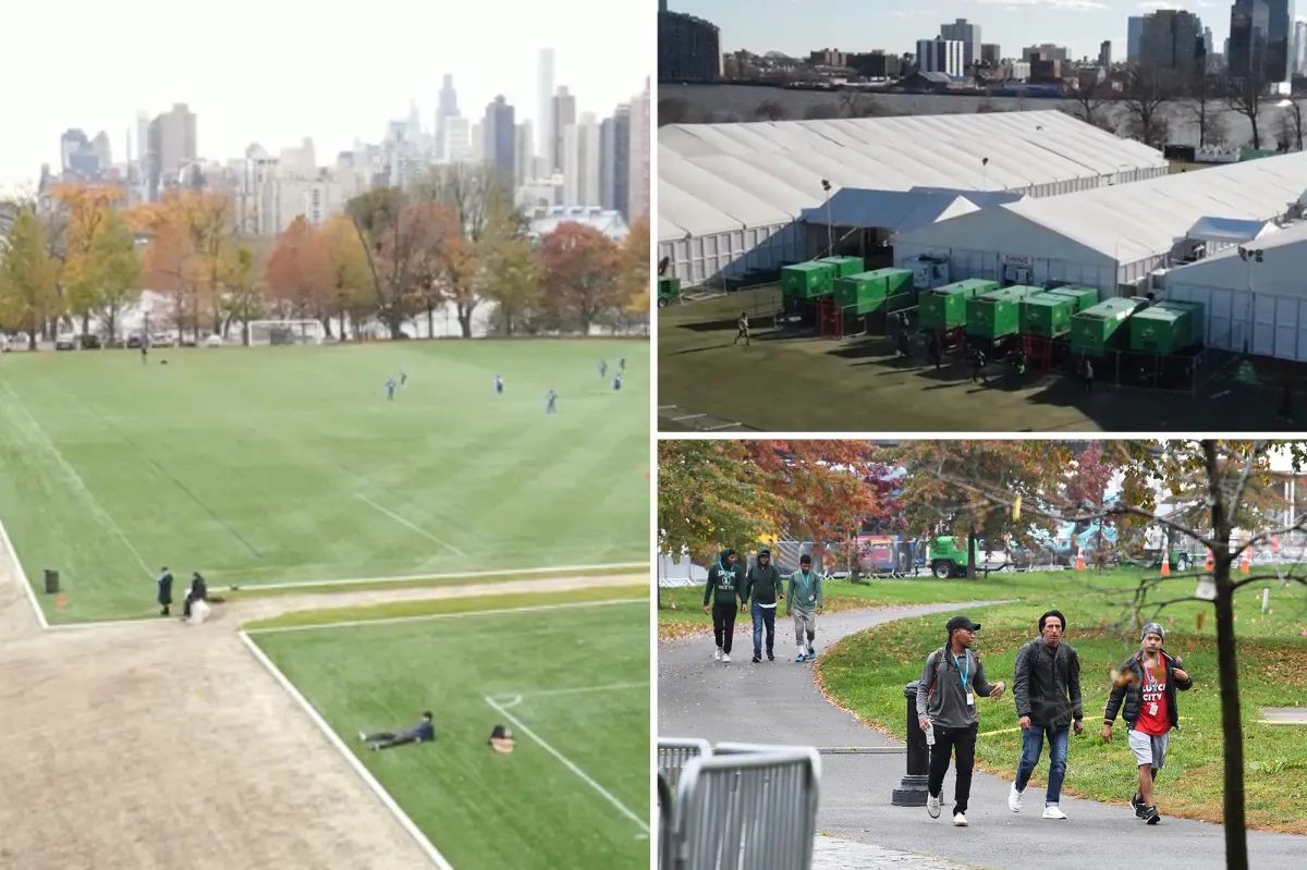 Randall's Island fields renovated and reopened after being used as a migrant shelter