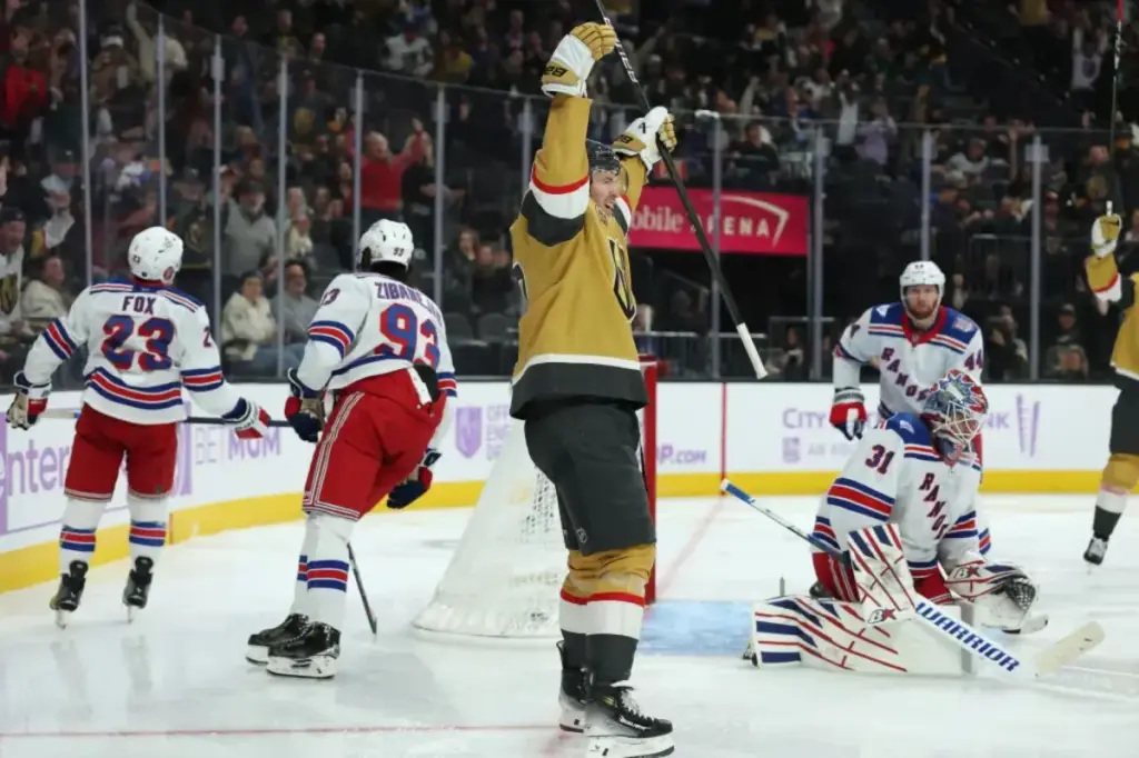 Rangers' offense falters again in away defeat to Golden Knights