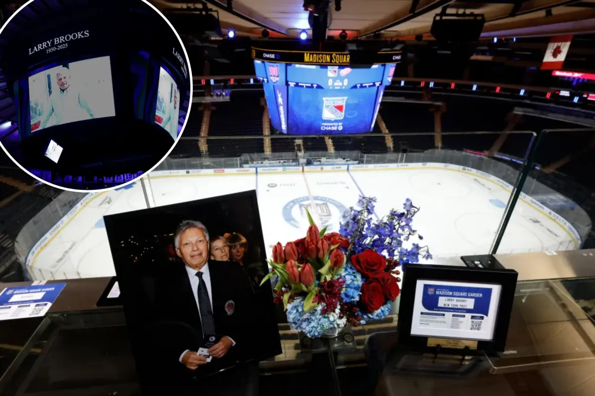Rangers pay tribute to Post icon Larry Brooks with heartfelt pregame ceremony