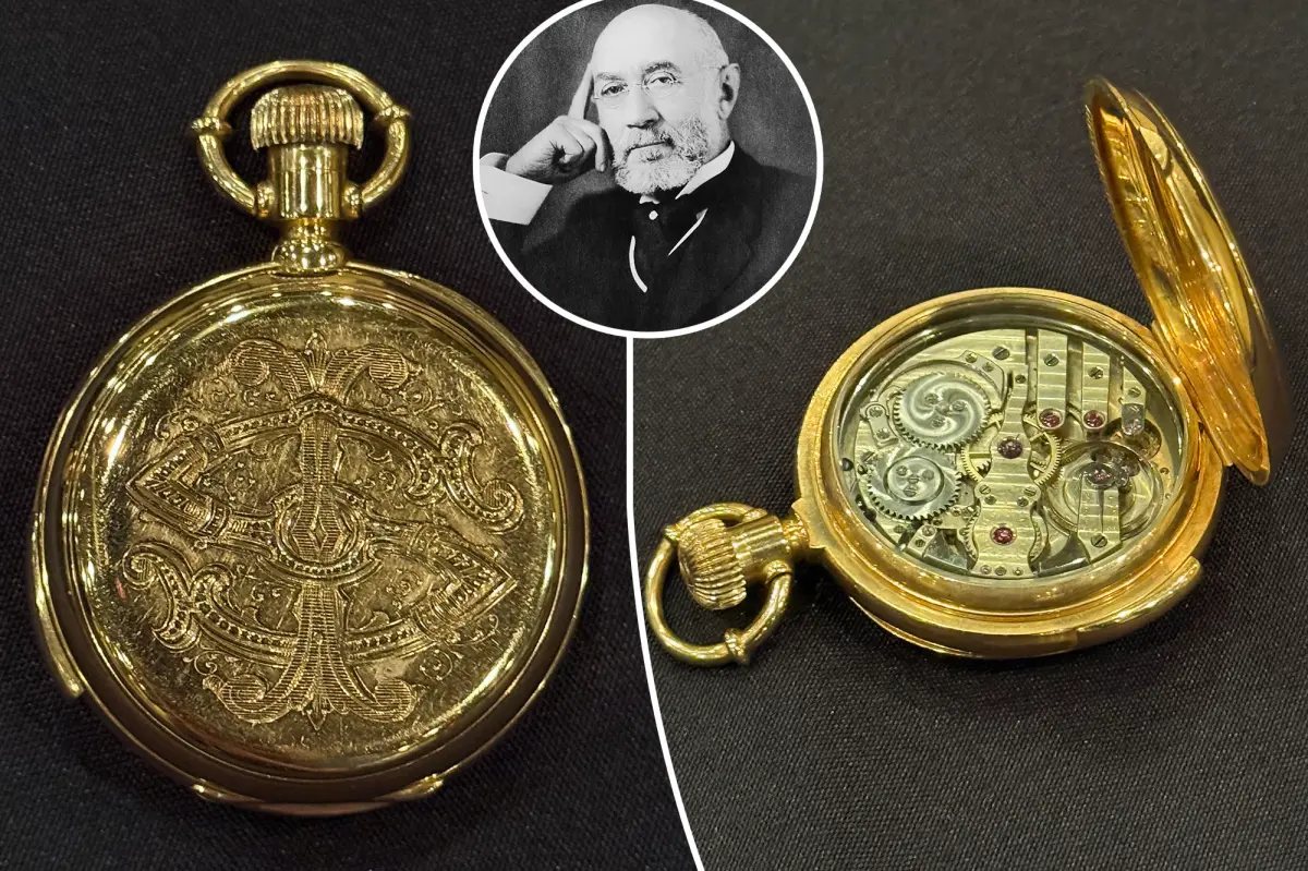 Rare gold pocket watch from Titanic passenger may become the most expensive artifact ever sold