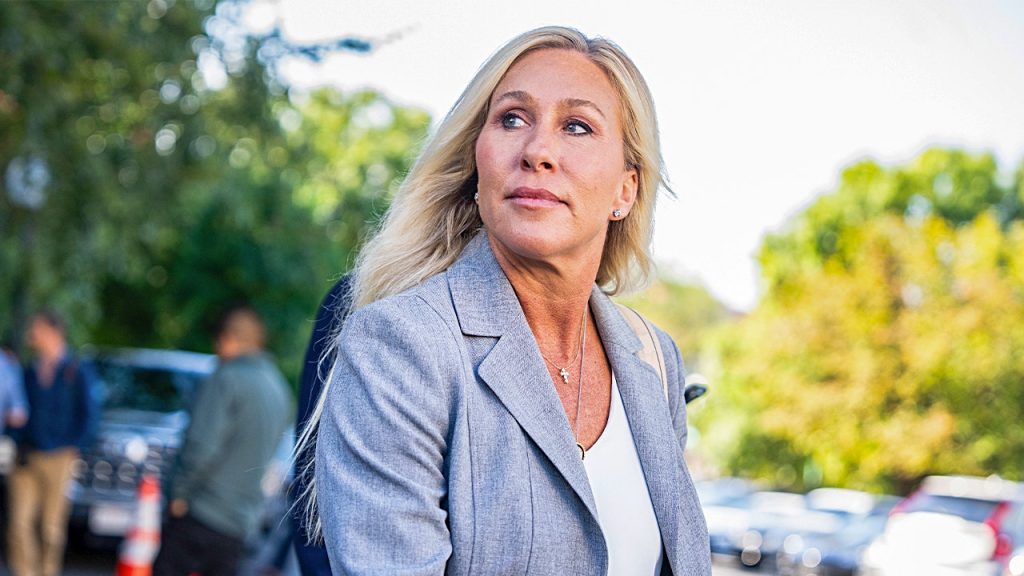 Raskin states that the Democratic Party would accept MTG, prompting boos from the audience.