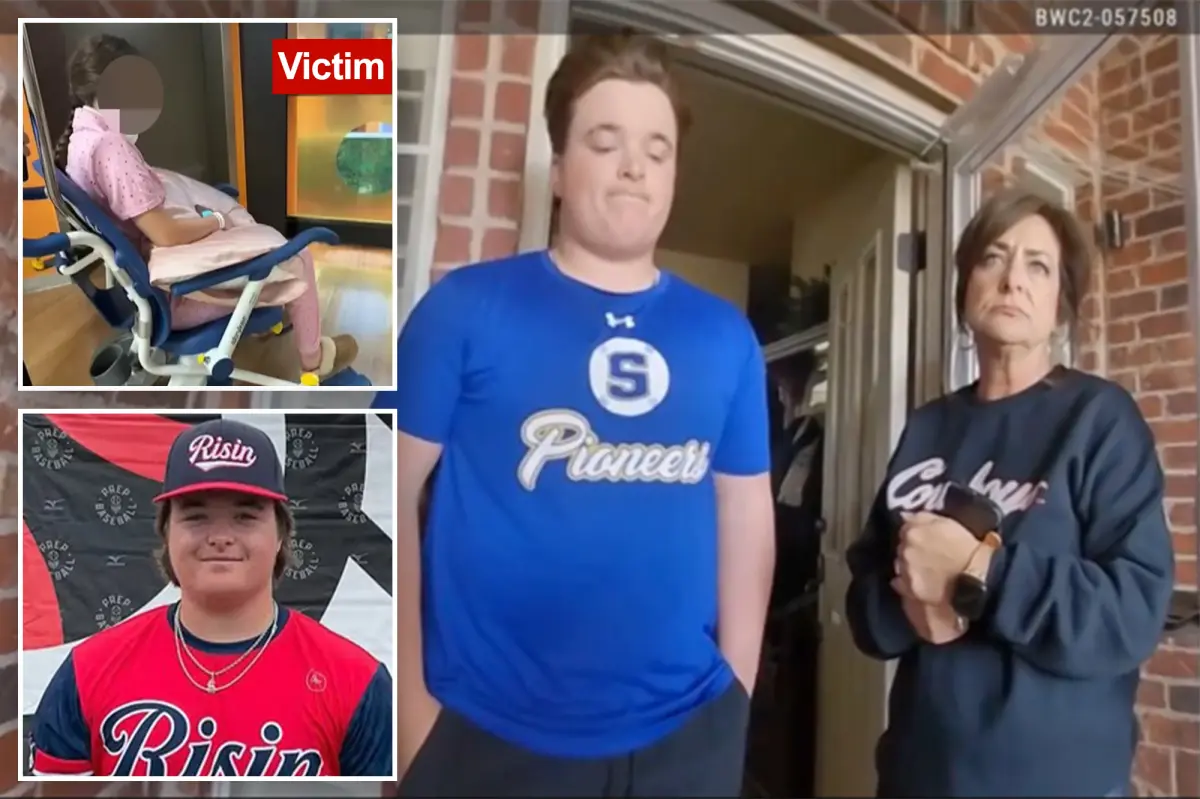 Recently unveiled video reveals police handcuffing a teenager tied to a serious sex assault controversy that has upset families.