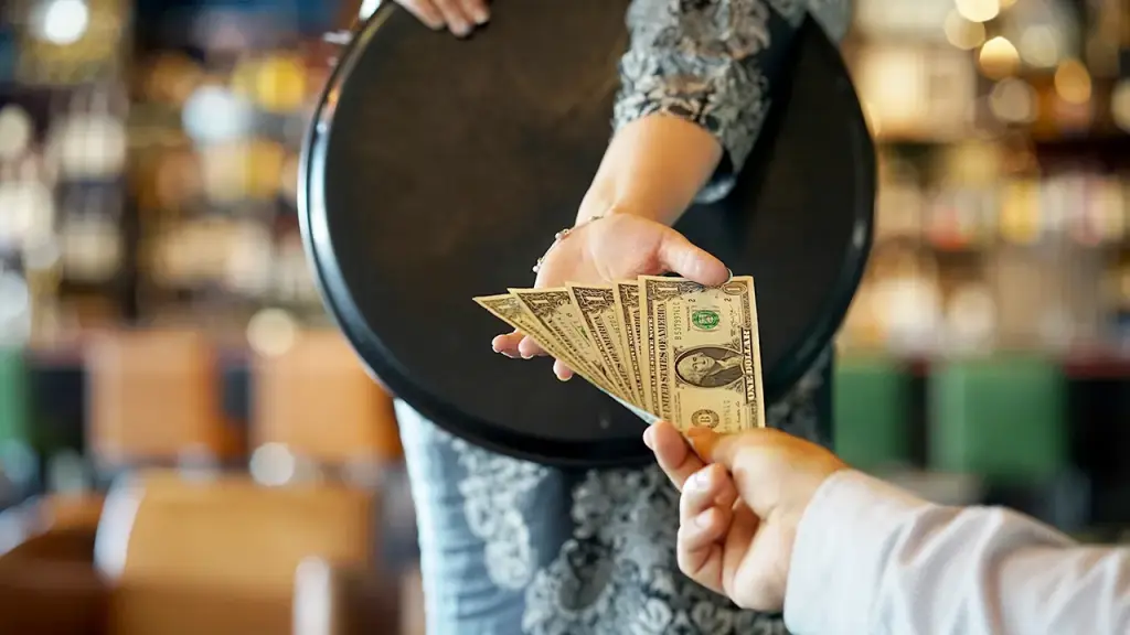 Research shows 34% of Americans are still tipping 20% at restaurants even though they are tired of it.