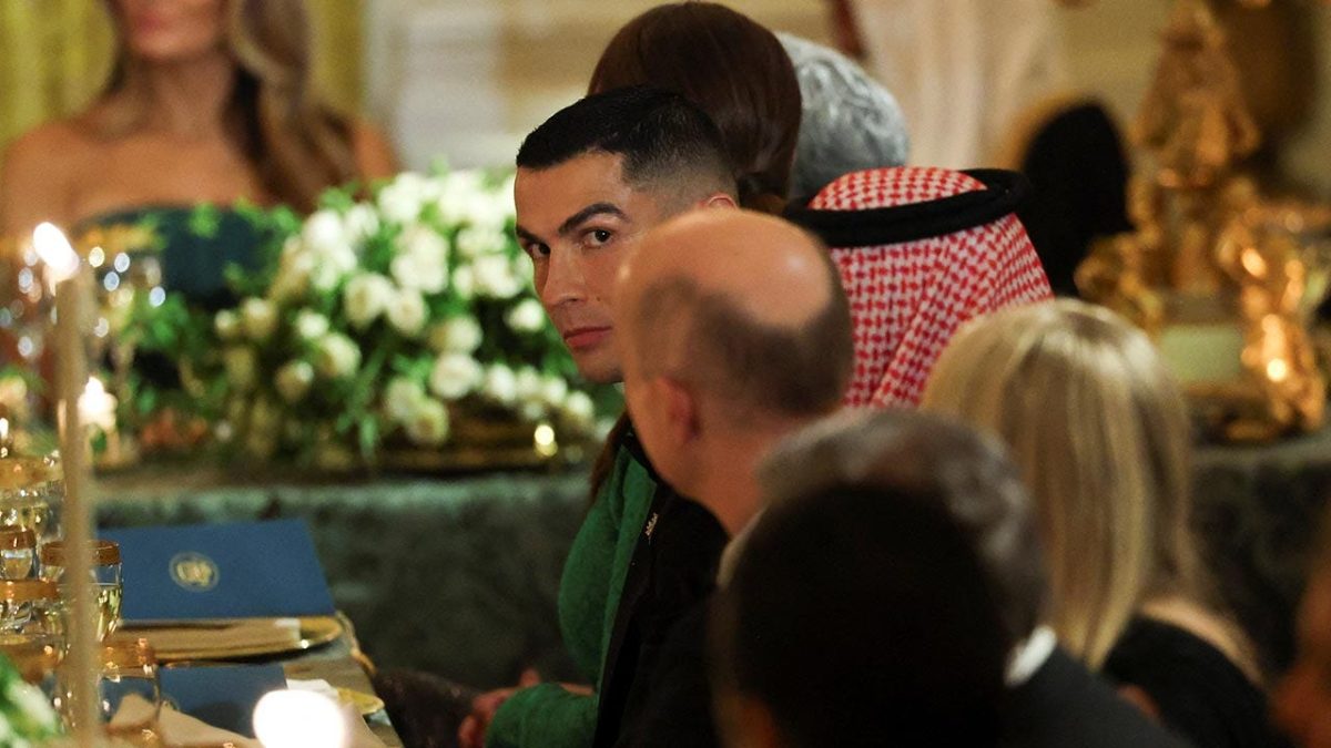 Ronaldo joins dinner at the White House with Trump and the Saudi Crown Prince