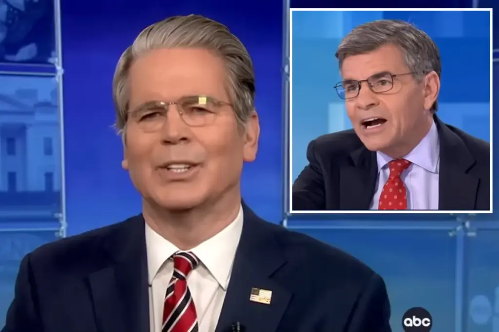 Scott Bessent challenges George Stephanopoulos for calling Republicans 'terrorists'