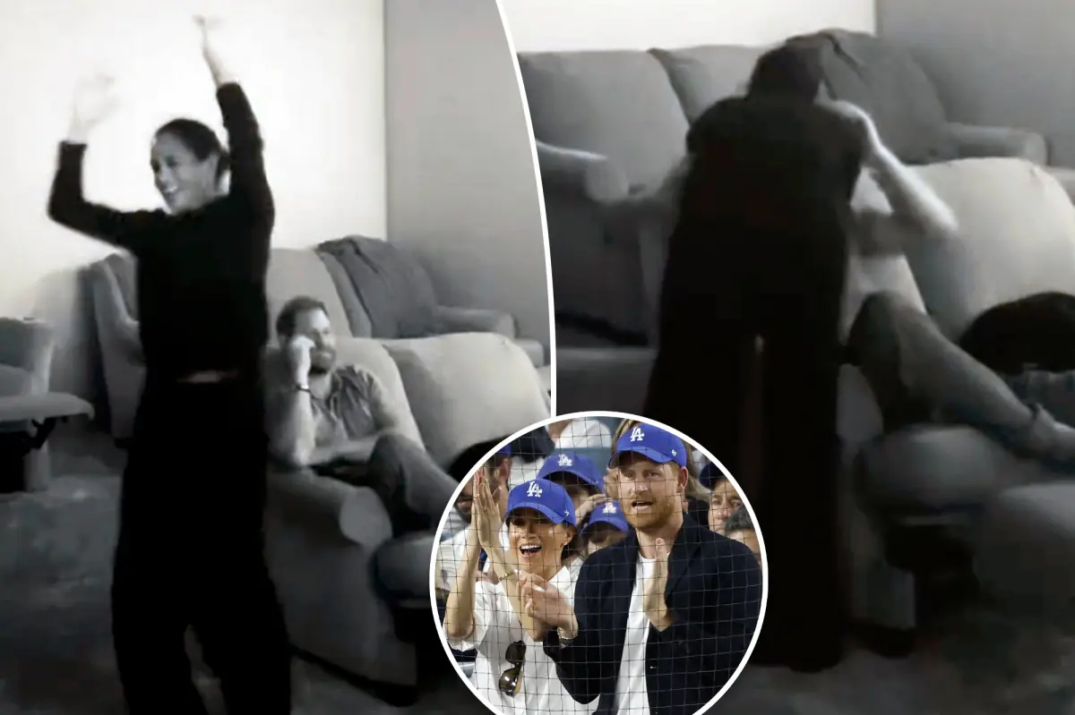 See Meghan Markle and Prince Harry's affectionate celebration after the Dodgers' World Series victory
