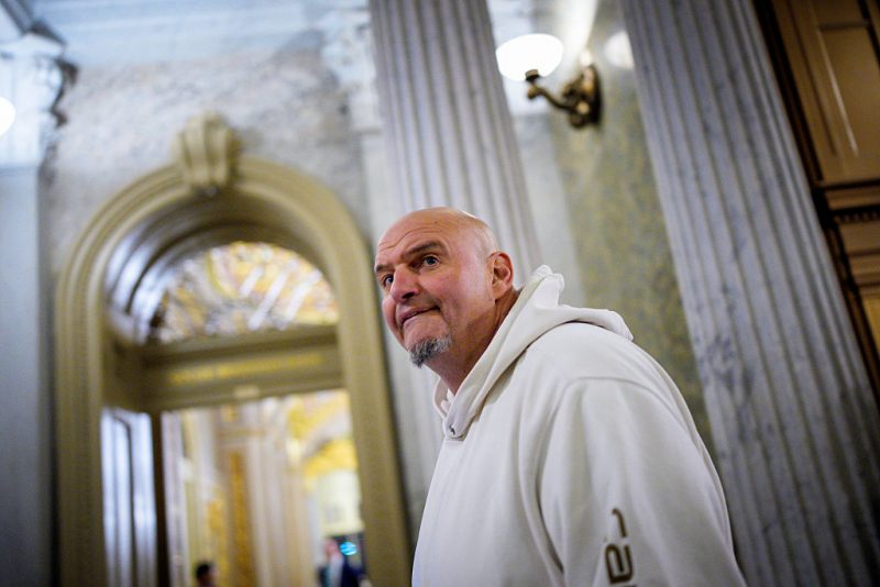 Sen. Fetterman discharged from the hospital with 20 stitches following a fall