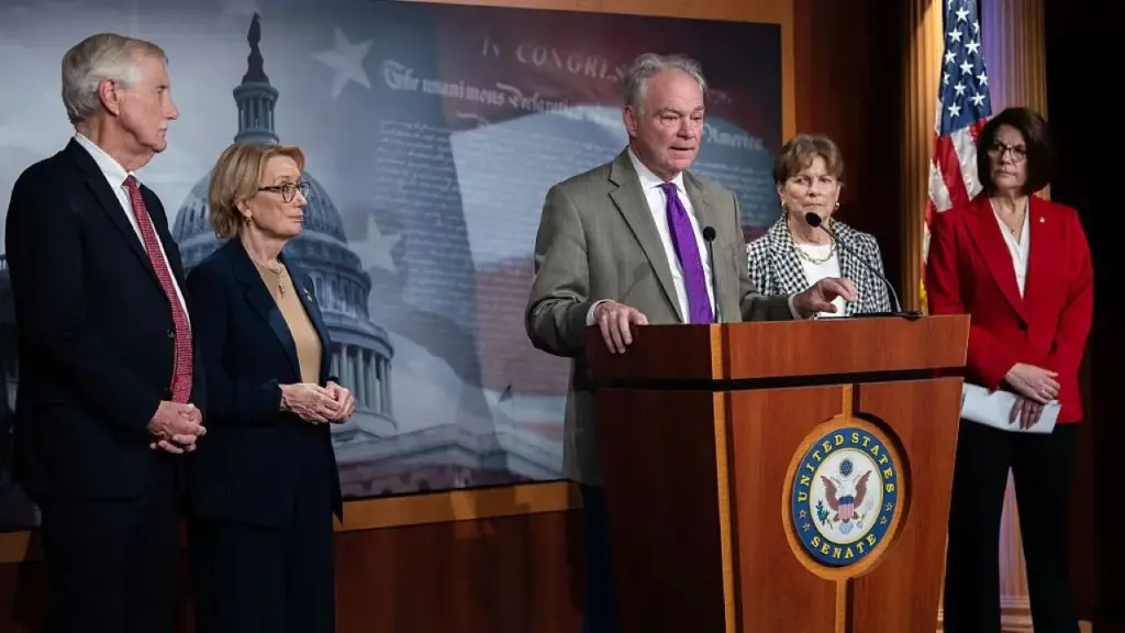 Senate Democrats who supported ending the shutdown receive commendation.