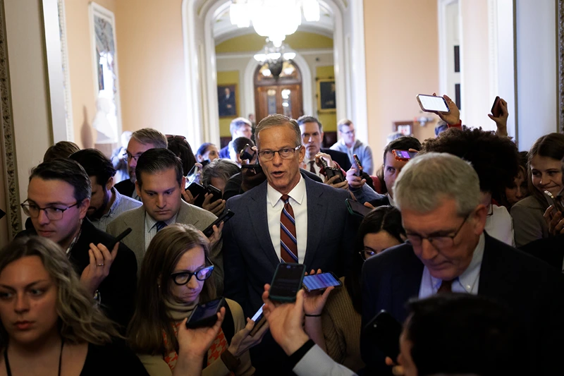 Senate moves forward with temporary spending bill, taking a significant step toward concluding the longest government shutdown in U.S. history.