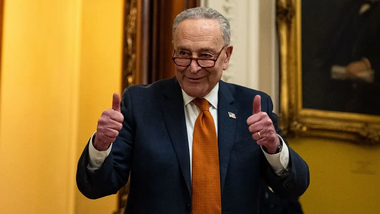 Senator Chuck Schumer's unprecedented government shutdown concludes in disgrace
