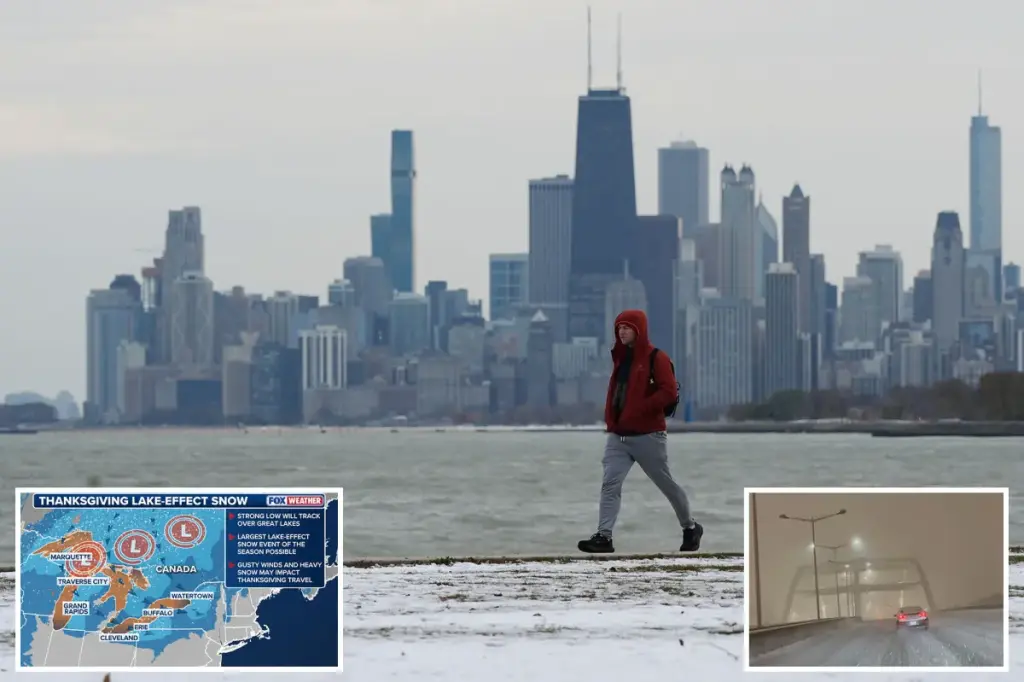 Severe snowstorm to hit Great Lakes, likely causing disruptions for Thanksgiving travel