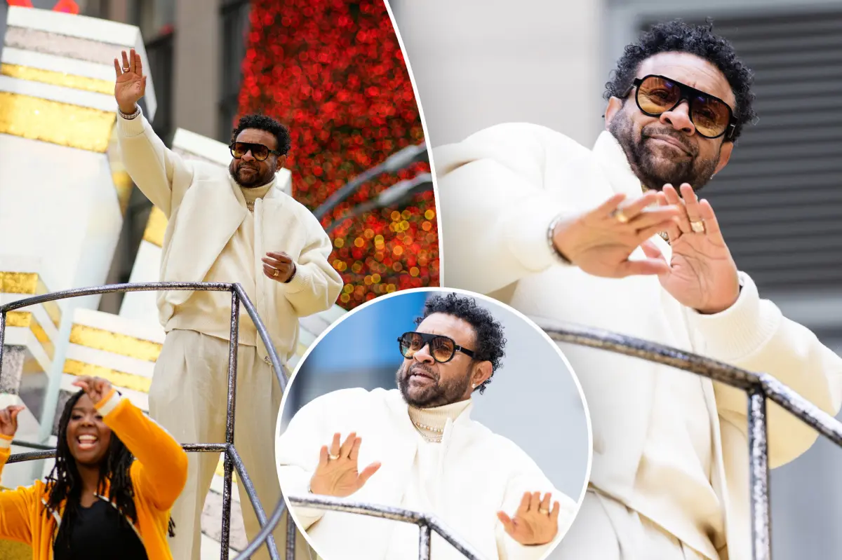 Shaggy performing &lsquo;It Wasn&rsquo;t Me&rsquo; at the Thanksgiving Day Parade draws attention