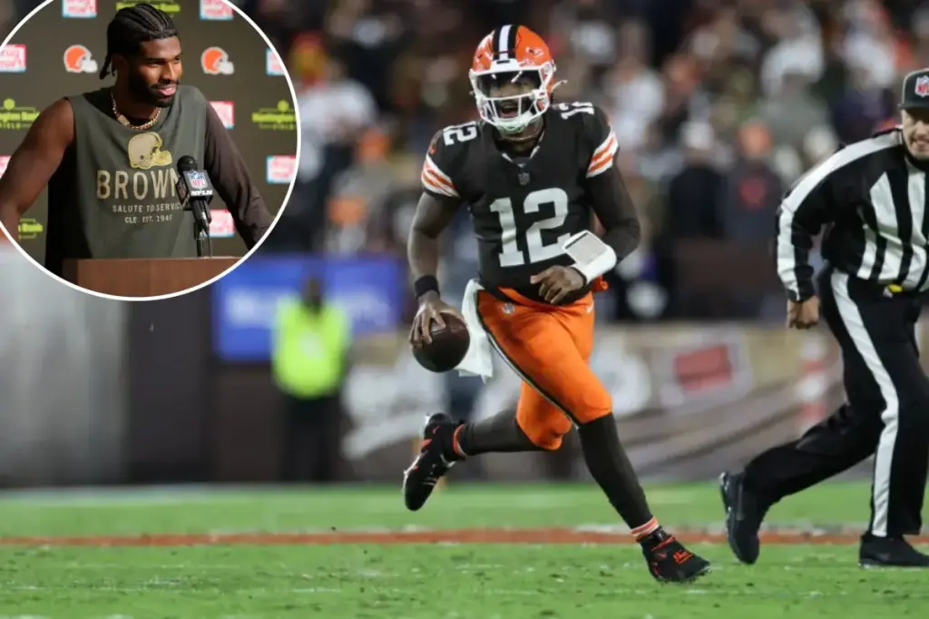 Shedeur Sanders' home was burglarized during his first game with the Browns.