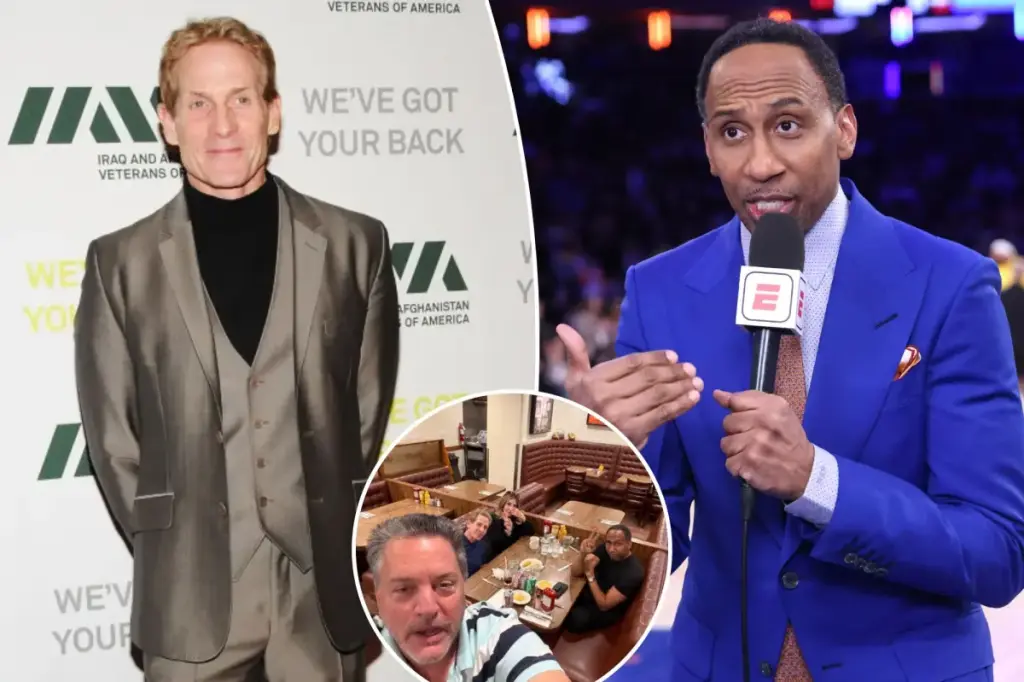 Skip Bayless and Stephen A. Smith come together in a new popular photo