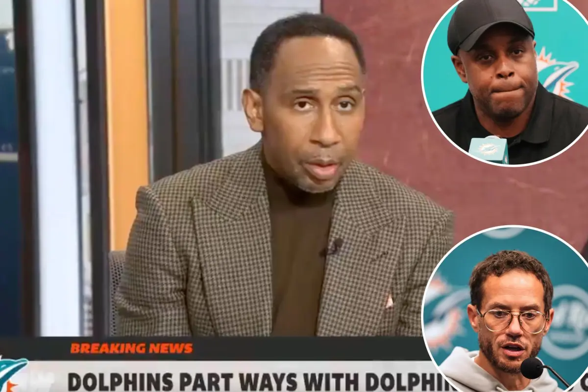 Stephen A. Smith criticizes the Dolphins for letting go of their GM while retaining the coach known as ‘Geek Squad’