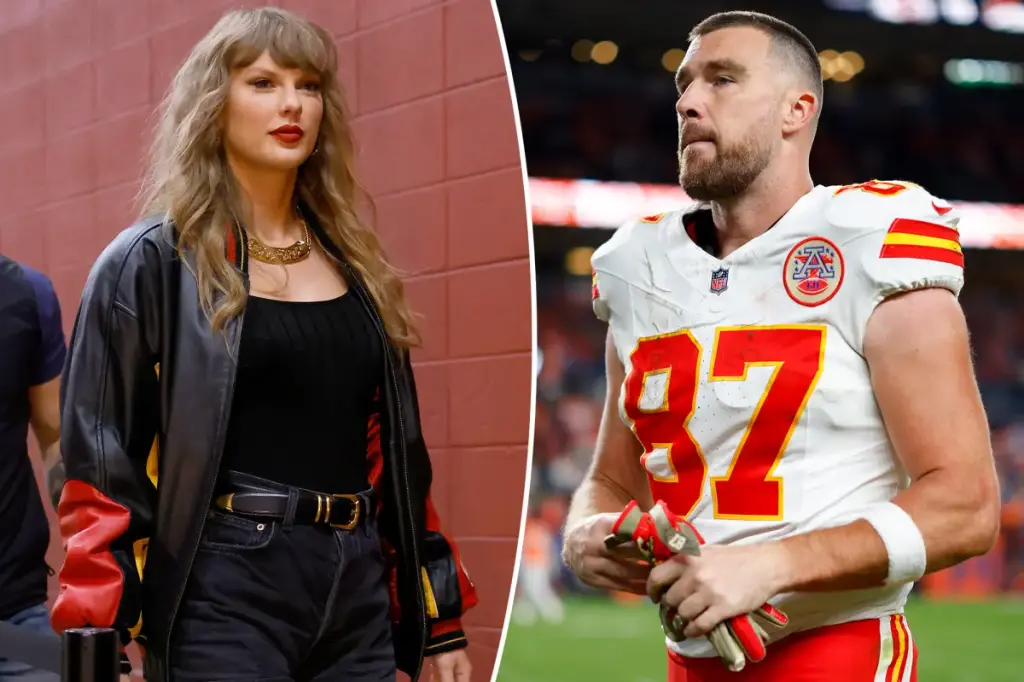 Taylor Swift cheers enthusiastically for Travis Kelce at the Chiefs vs. Colts game