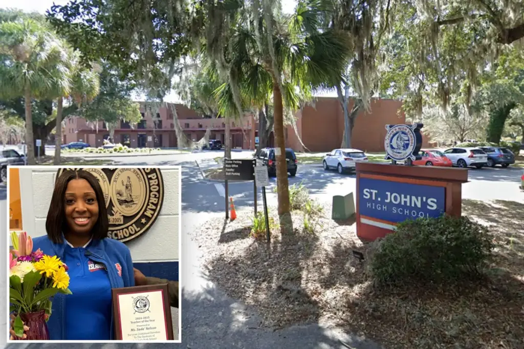 'Teacher of the Year' put on leave after reportedly attempting to run over baby's father in Walmart parking lot