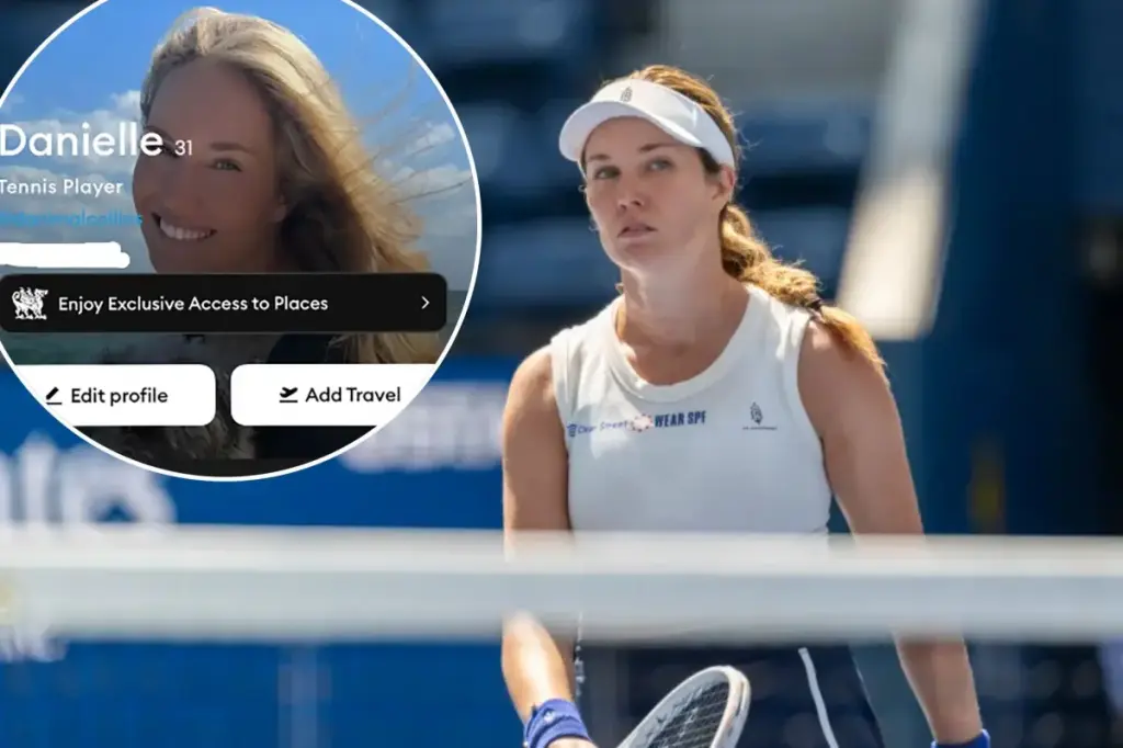 Tennis player Danielle Collins becomes famous for requesting a dating profile
