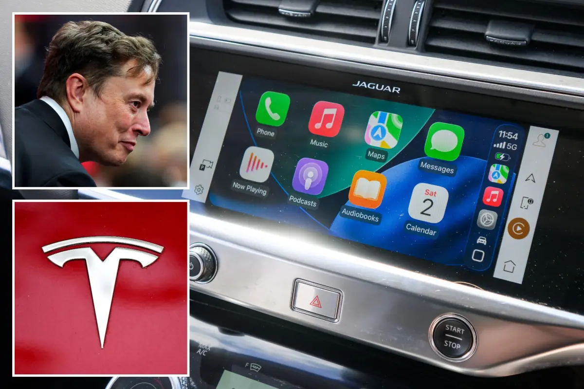 Tesla is working to incorporate Apple CarPlay in an effort to increase sales.