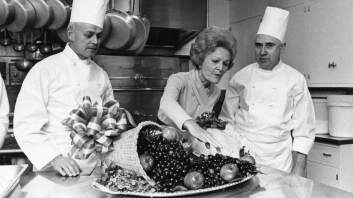 Thanksgiving meals at the White House show the holiday customs of past families