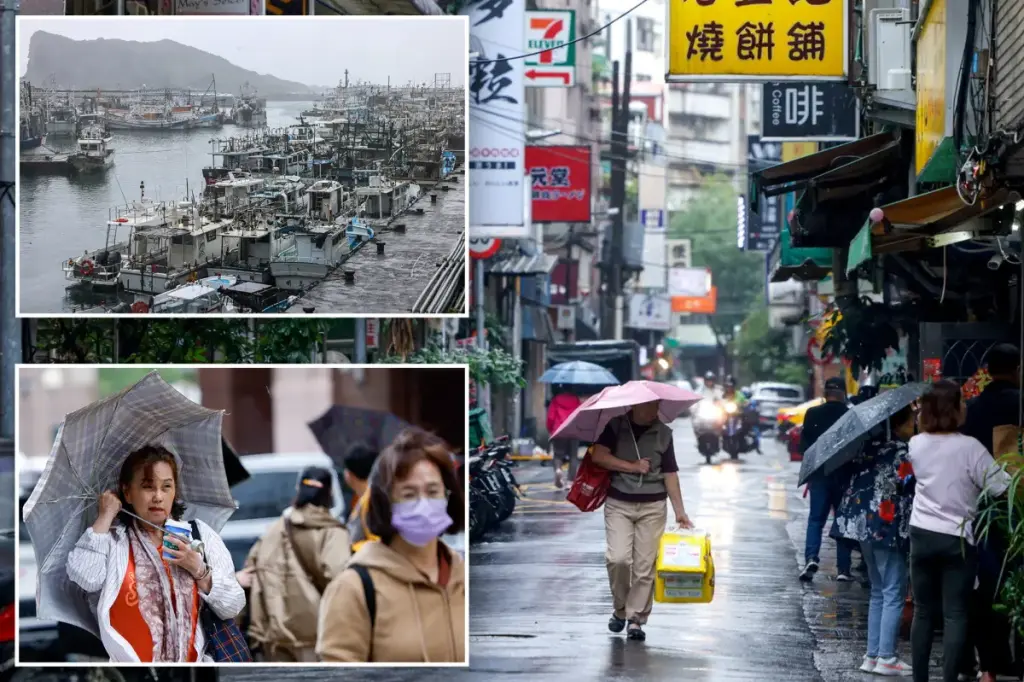Thousands flee Taiwan as Typhoon Fung-wong nears