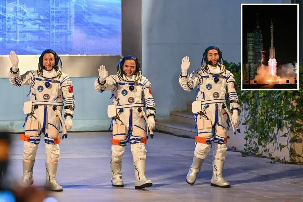 Three Chinese astronauts left in space after their shuttle was sent to help another team.