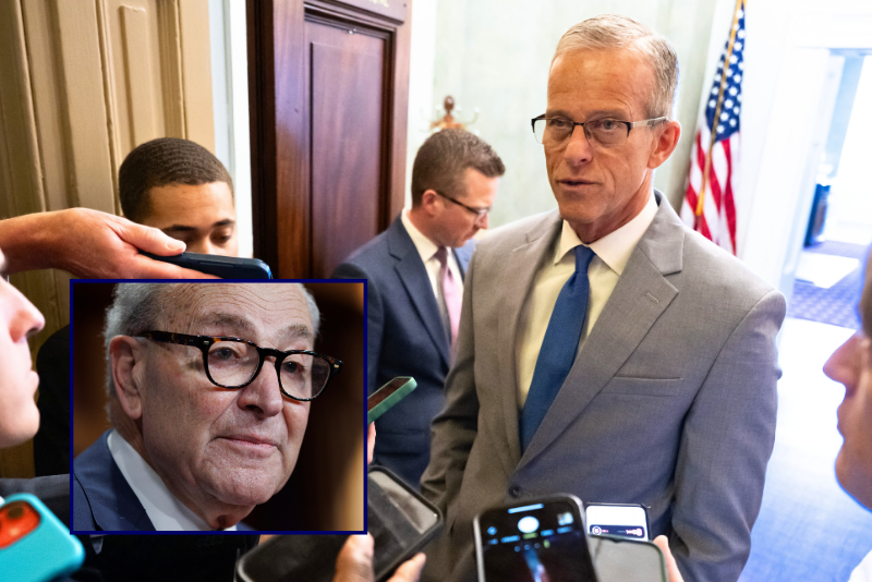 Thune dismisses Democrats' insensitive Obamacare plan to end government shutdown as unworkable.