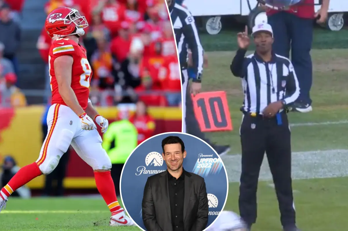 Tony Romo criticizes the Travis Kelce penalty as 'the worst decision I've seen this year'