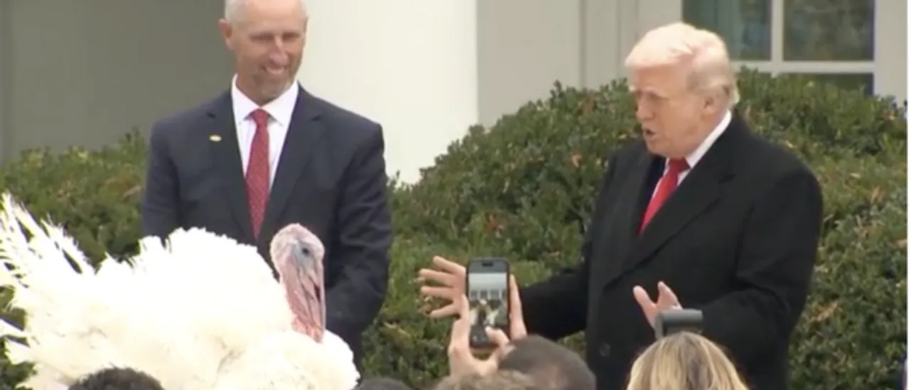 Trump Claims He Rescued Turkeys From Being Sent to Infamous Overseas Jail in Amusing Incident
