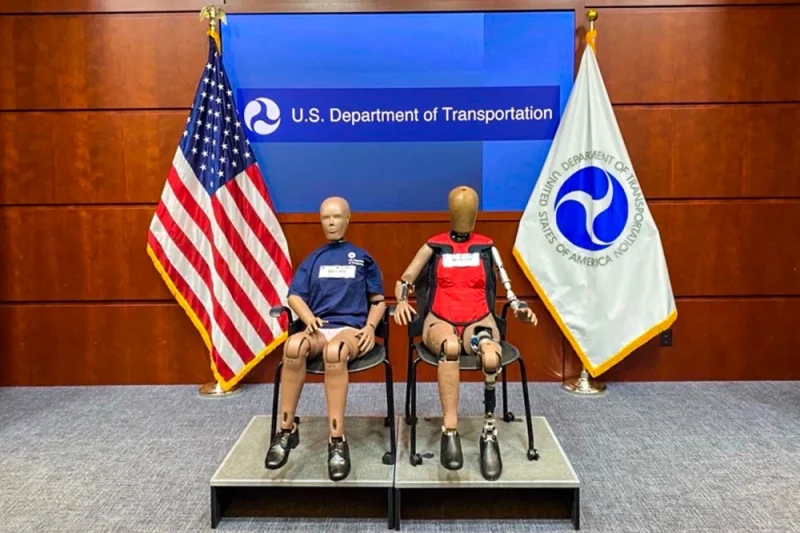 Trump administration introduces first ‘advanced female crash test dummies’ in 45 years, factoring in biological differences between male and female bodies.