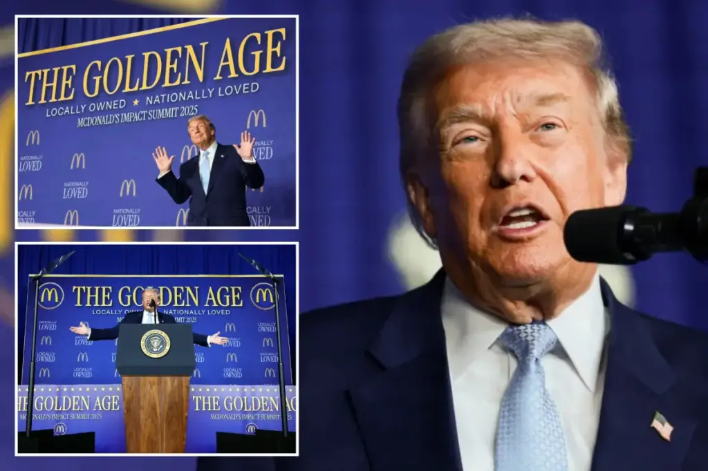 Trump assures McDonald's owners that 'prices will decrease' in his speech