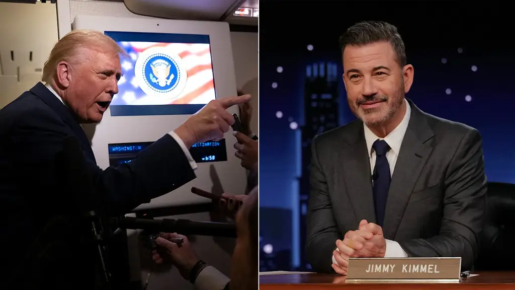 Trump calls for ABC to fire Jimmy Kimmel from his late night show over Epstein jokes