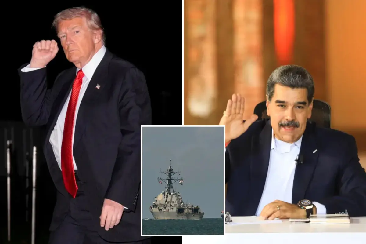 Trump claims Maduro's time in power in Venezuela is ending as the US builds its largest military presence in the Caribbean in 35 years.