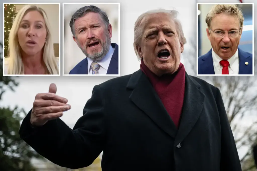 Trump highlights Republican unity while criticizing MTG, Thomas Massie, and Rand Paul
