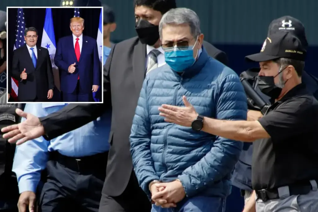 Trump intends to pardon former Honduran President Juan Orlando Hernandez for his 2024 drug trafficking conviction.