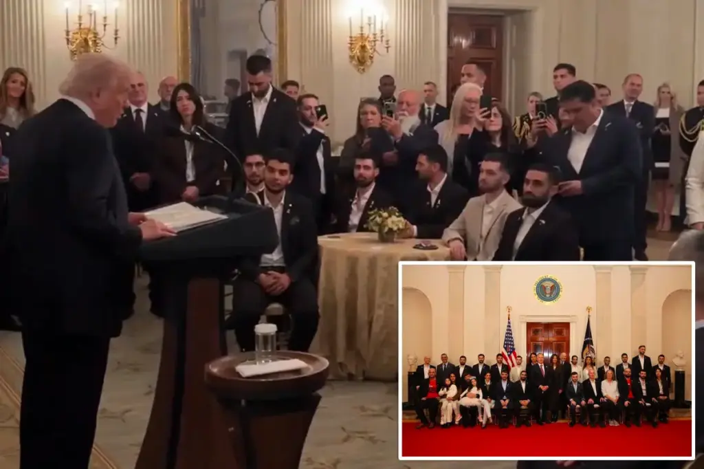 Trump meets with Israelis taken by Hamas: &lsquo;You&rsquo;re not hostages anymore ... you&rsquo;re heroes&rsquo;
