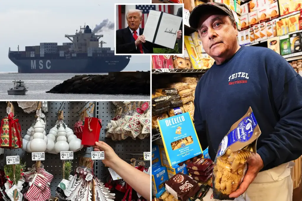 Trump predicts a dramatic increase in tariff revenues as inventory supplies run low.