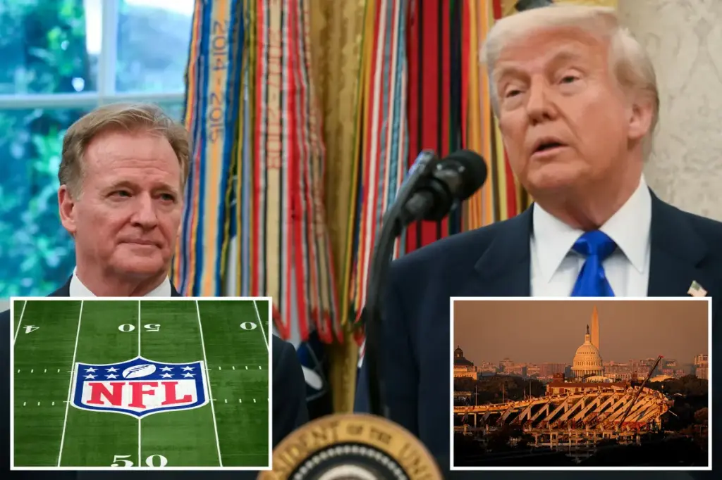 Trump seeks to have the new stadium for the Commanders named after him.