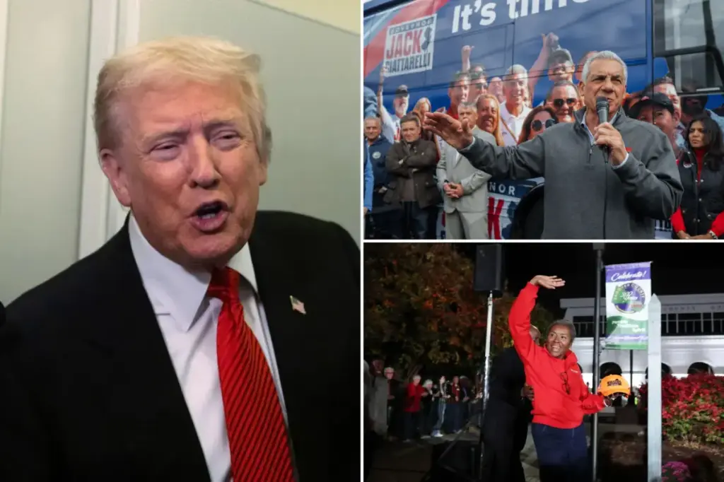 Trump to host tele-rallies for Jack Ciattarelli and Winsome Earle-Sears on the eve of the election