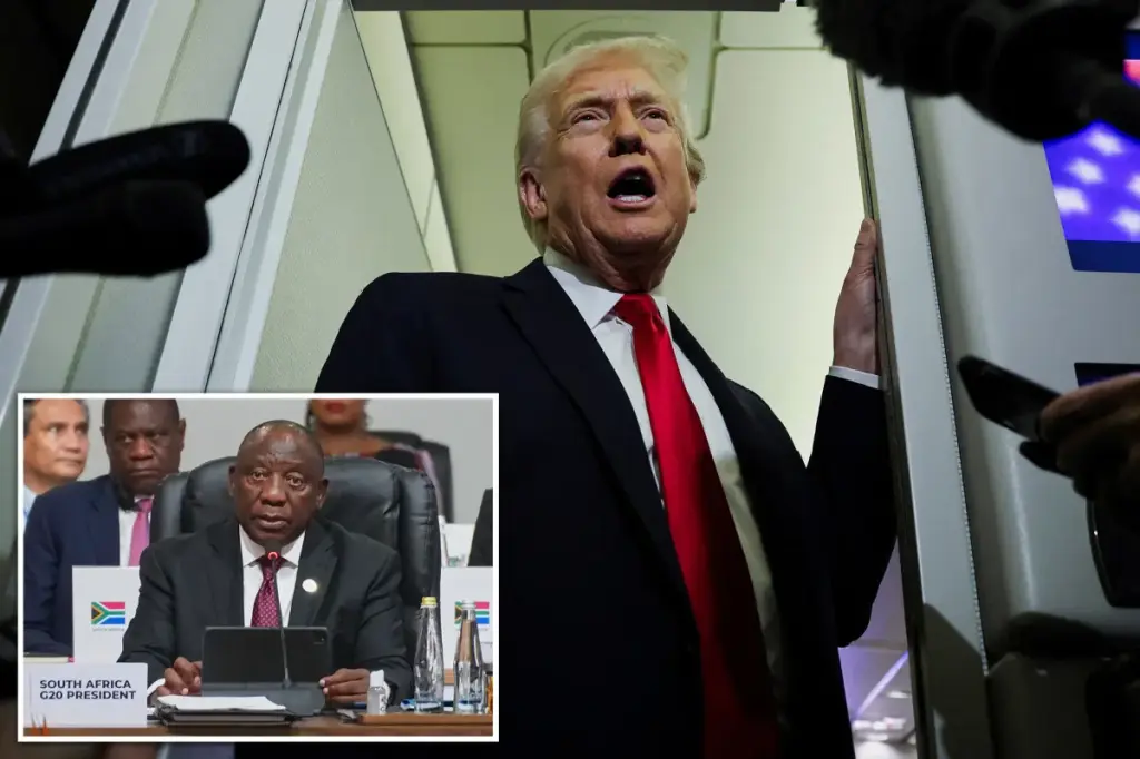 Trump will not invite South Africa to the G-20 summit in Miami, saying, 'They are killing white people'
