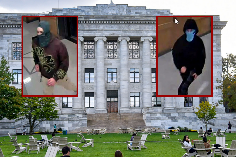Two suspects arrested and identified after explosion at Harvard Medical School