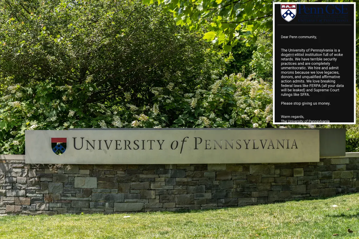 UPenn looking into inappropriate, false emails using the university's letterhead that criticized the 'woke' culture.